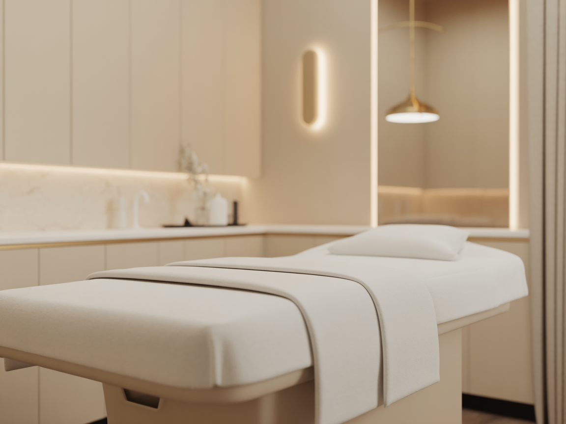 Modern treatment room at Eyo's Laser Clinic